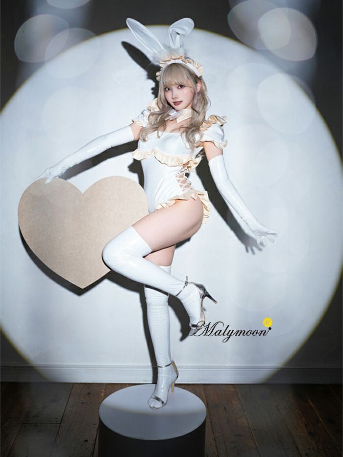 5点セット】Malymoon マリームーン フレンチメイドバニー ホワイト