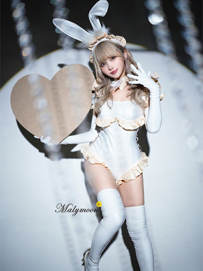 5点セット】Malymoon マリームーン フレンチメイドバニー ホワイト