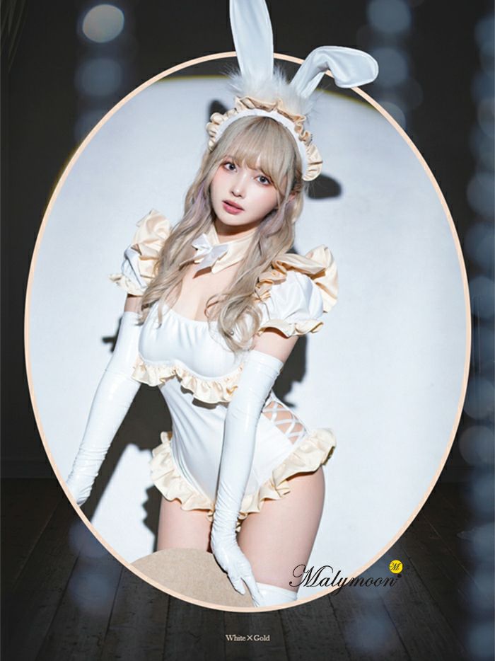 5点セット】Malymoon マリームーン フレンチメイドバニー ホワイト