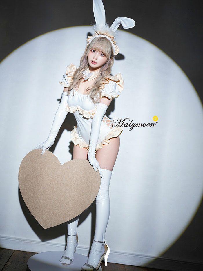 5点セット】Malymoon マリームーン フレンチメイドバニー ホワイト