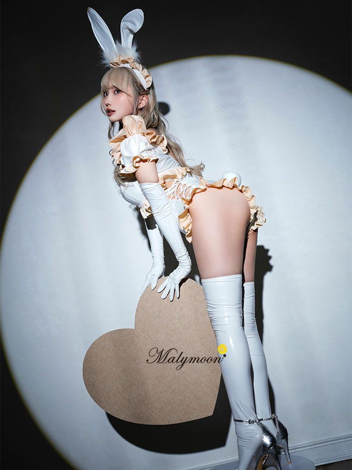 5点セット】Malymoon マリームーン フレンチメイドバニー ホワイト