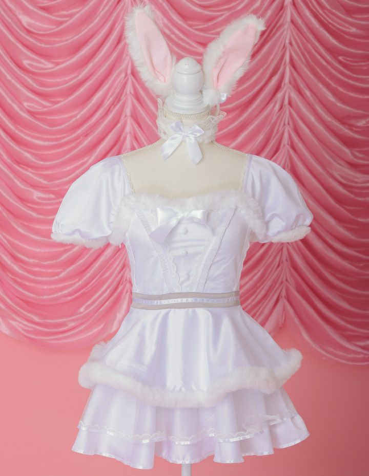 10点セット】vanityME. × Malymoon クラシカルレースバニー ホワイト