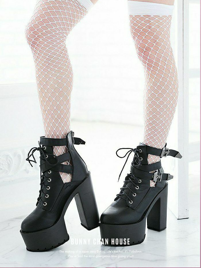 Platform boots プラットフォームブーツ ショートブーツ vsh-ab202002