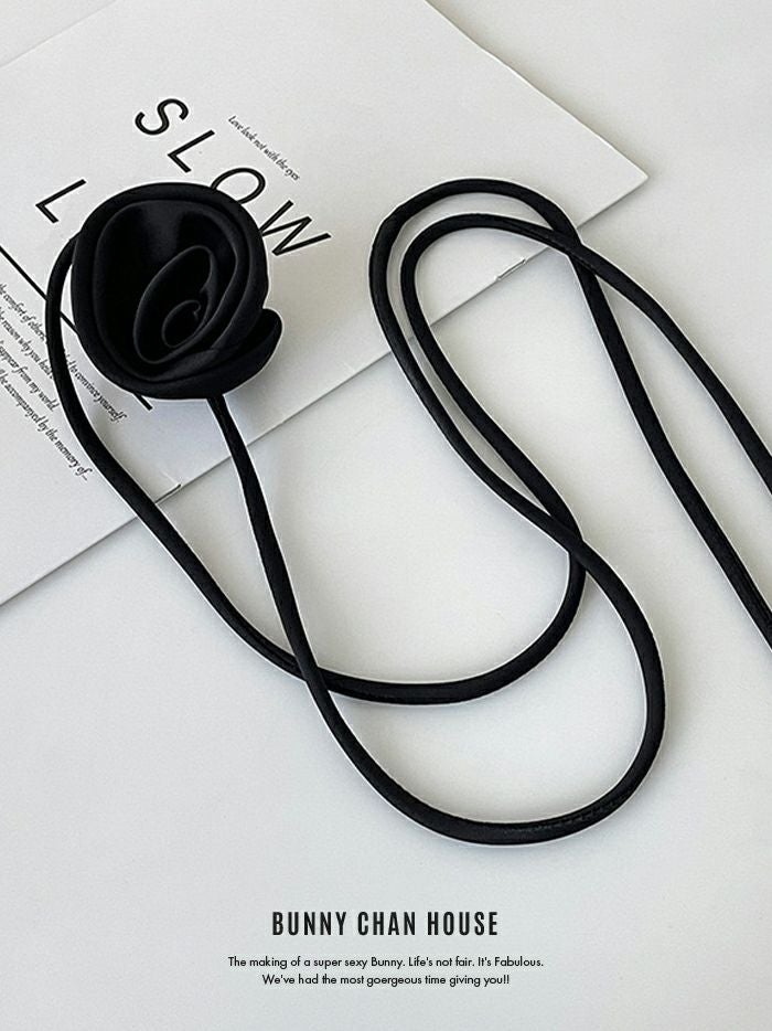 #パステルローズコサージュチョーカー