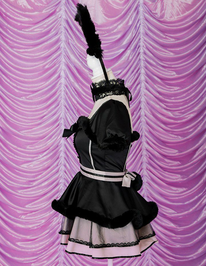 10点セット】vanityME. × Malymoon クラシカルレースバニー ブラック
