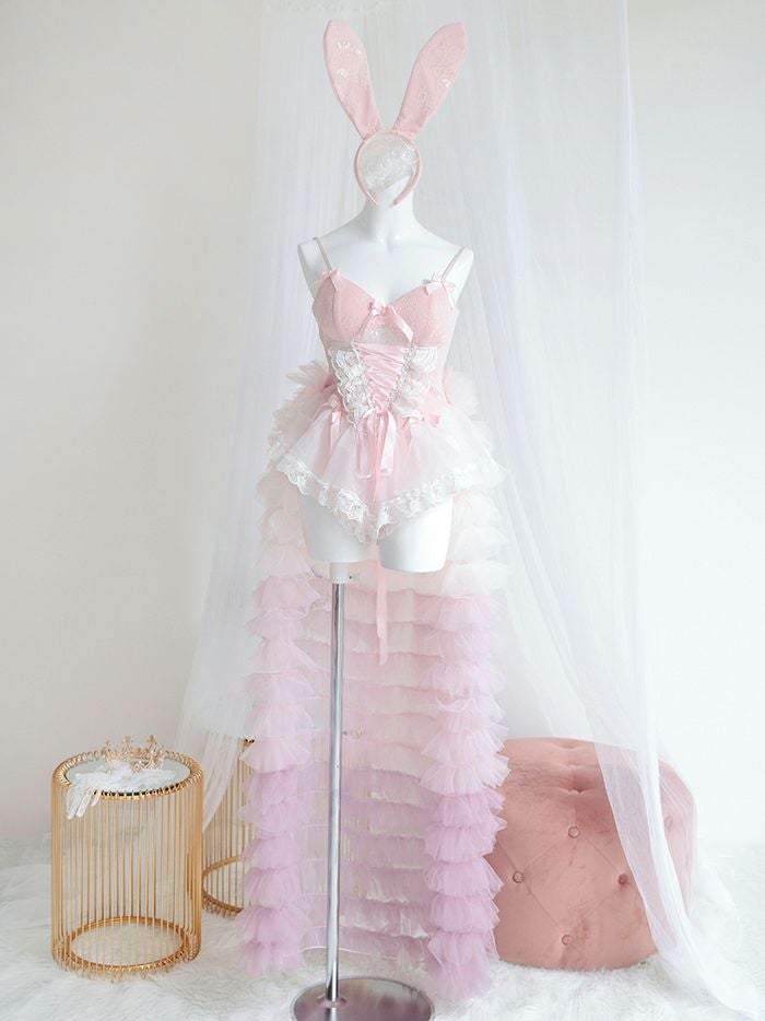 【3～4点セット】10th Bunny 10周年 バニー ピンク [あまつまりなちゃん着用] vcsbn-230628-1-am