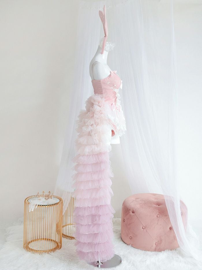 【3～4点セット】10th Bunny 10周年 バニー ピンク [あまつまりなちゃん着用] vcsbn-230628-1-am