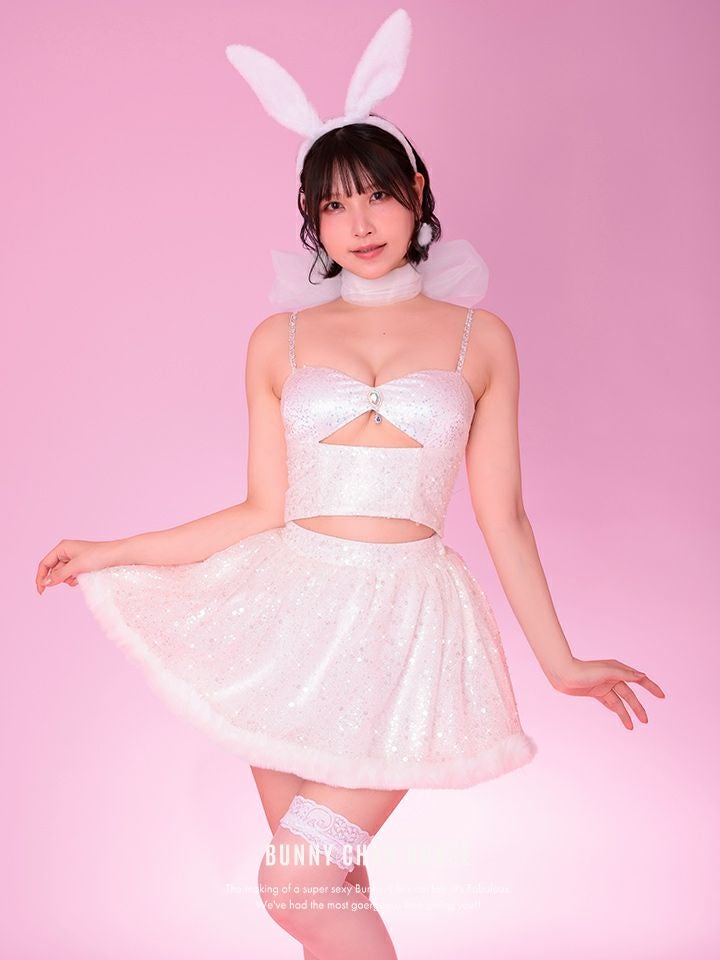 【4点セット】FROZEN jewelry Bunny. フローズンジュエリーバニー ホワイト vcsbn-240731-1b