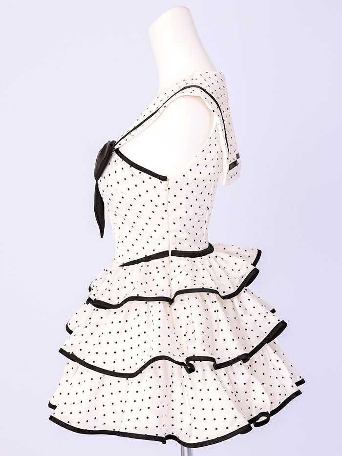 【2点セット】Dot Sweet Bunny ドットスイートバニー [ホワイト] vcsbn-250233-2b-mi