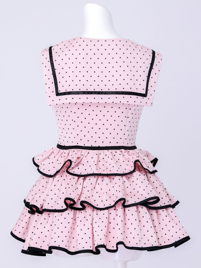 【2点セット】Dot Sweet Bunny ドットスイートバニー [ピンク] vcsbn-250233-1b