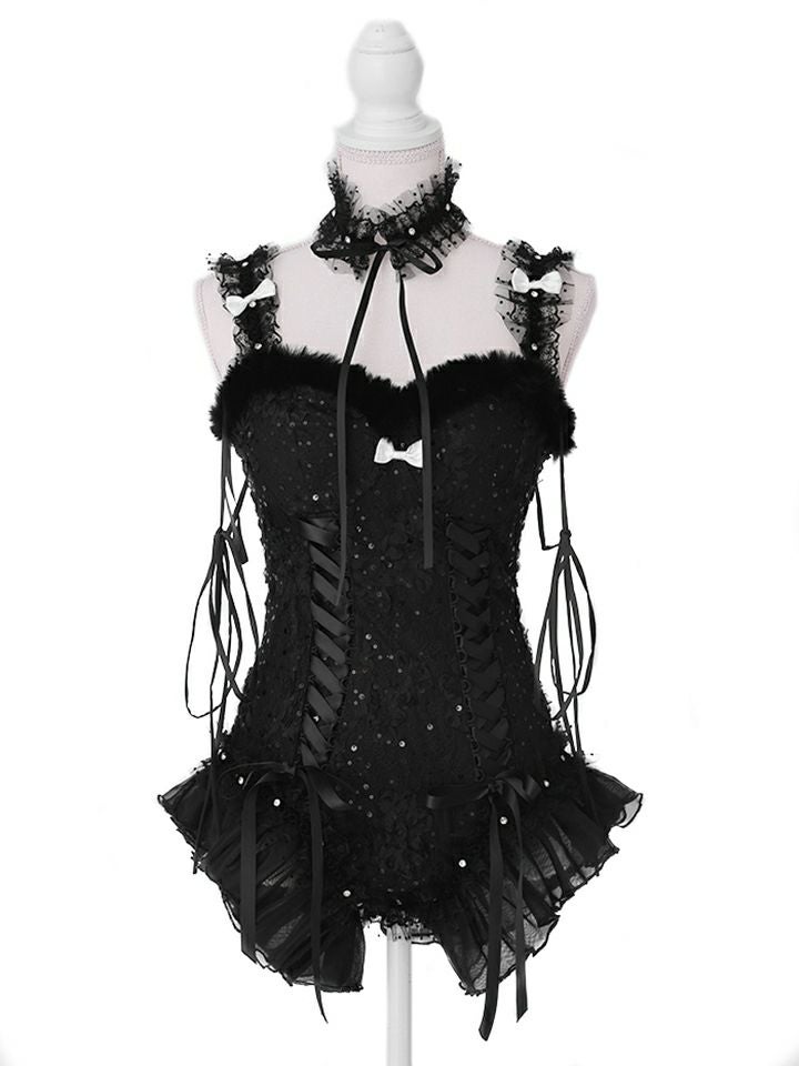 【4点セット】 Coquette Bunny コケット バニー ブラック vcsbn-250229-1c