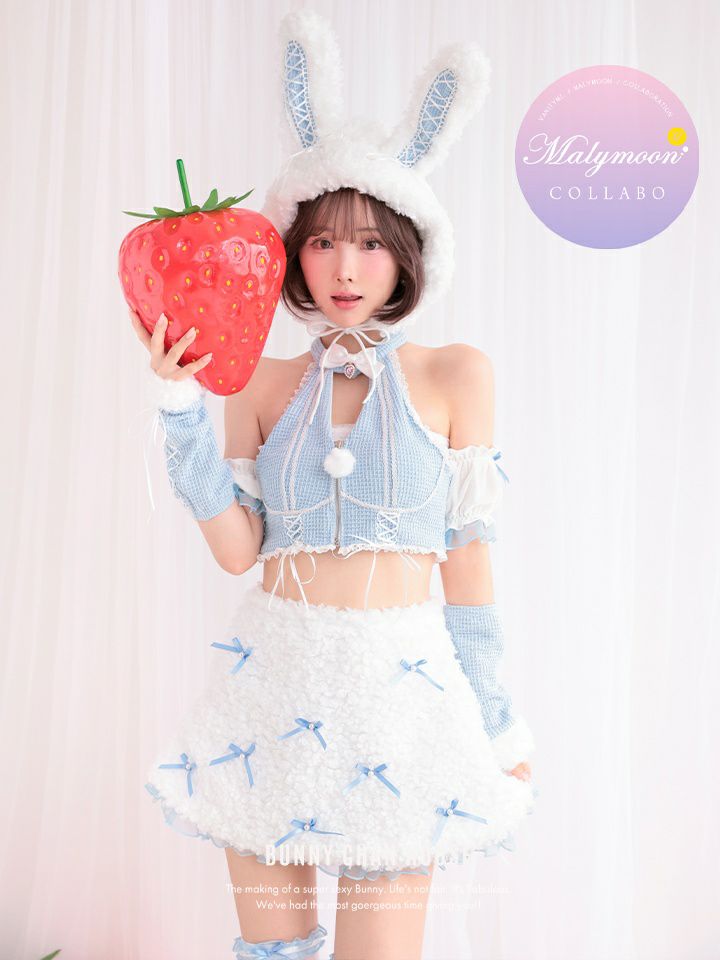 Malymoon セクシーレースキャット 【水色】 即日発送】【マリームーンコラボ】 セクシーレースキャット