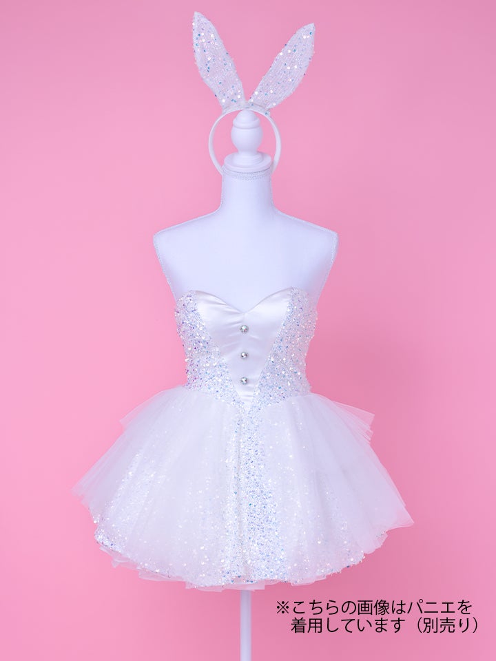 【2点セット】diamond jewelry bunny ダイアモンドジュエリーバニー スカート ホワイト vcsbn-250238-1