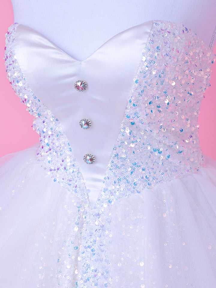 【2点セット】diamond jewelry bunny ダイアモンドジュエリーバニー スカート ホワイト vcsbn-250238-1