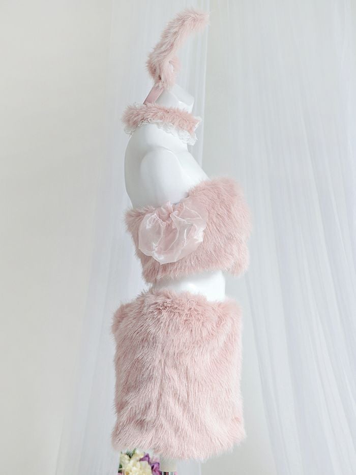 【5点セット】ときめきバニー ピンク   vcsbn-230485-3