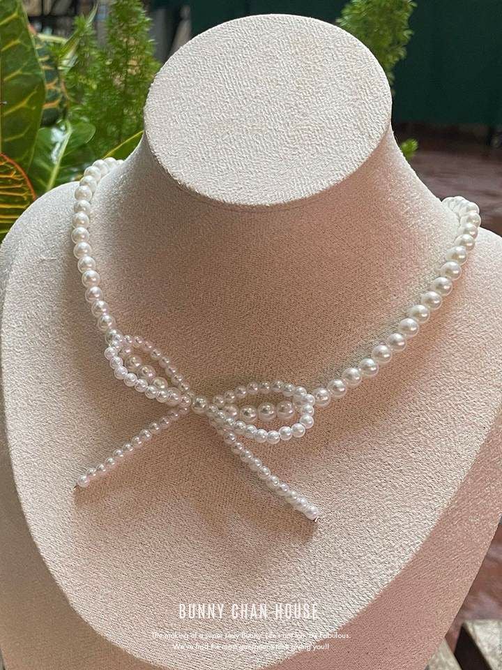 リボンパールチョーカー