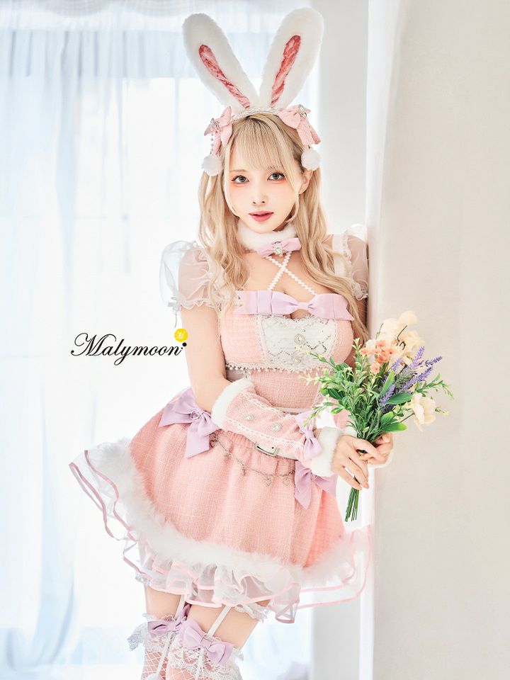 12点セット】Malymoon マリームーン ツイードバニーセットアップ