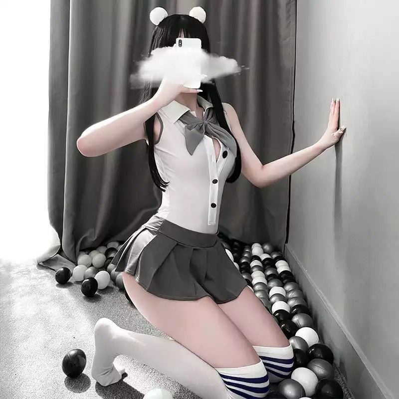 【3点セット】 MILK. セクシー セーラー レオタード mkc-0064