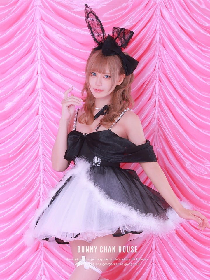【3点セット】Alice in bunny party アリスインバニーパーティー ブラック vcsbn-250170-2b
