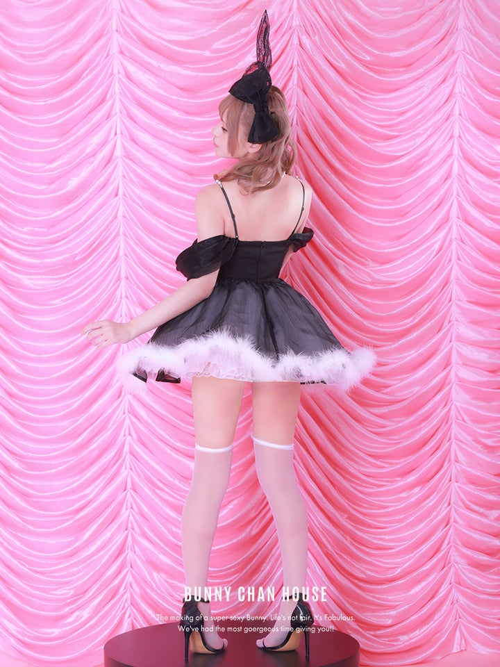 【3点セット】Alice in bunny party アリスインバニーパーティー ブラック vcsbn-250170-2b