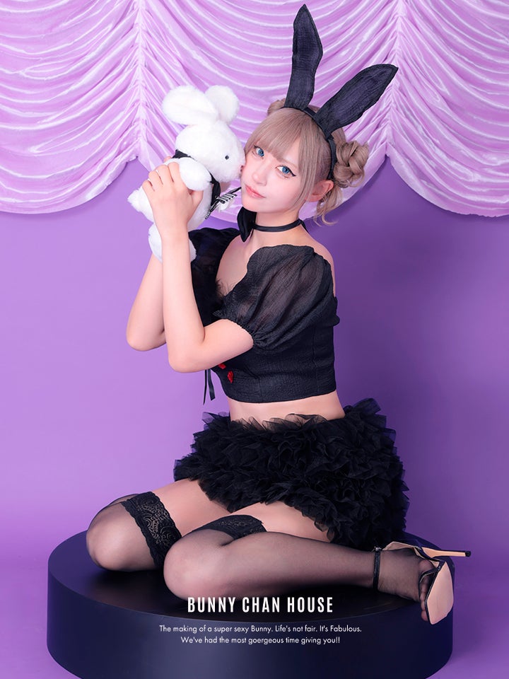 【3点セット】lulu Lilly Bunny. ルル リリー バニー ブラック vcsbn-240319-1