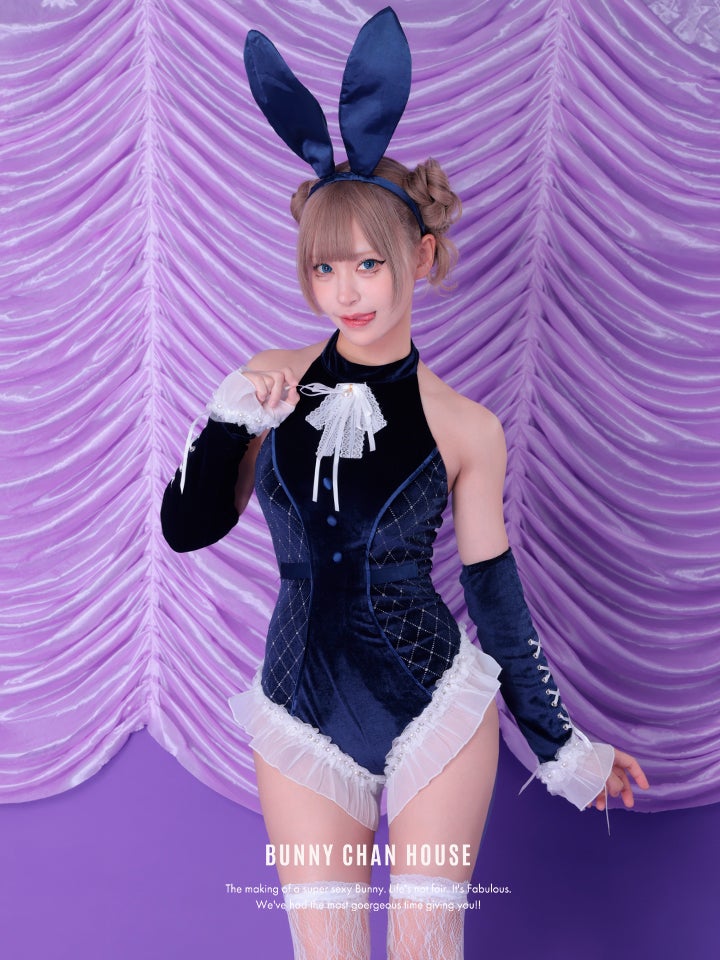 【3点セット】Luminous Bunny ルミナス バニー ネイビー vcsbn-250227-2