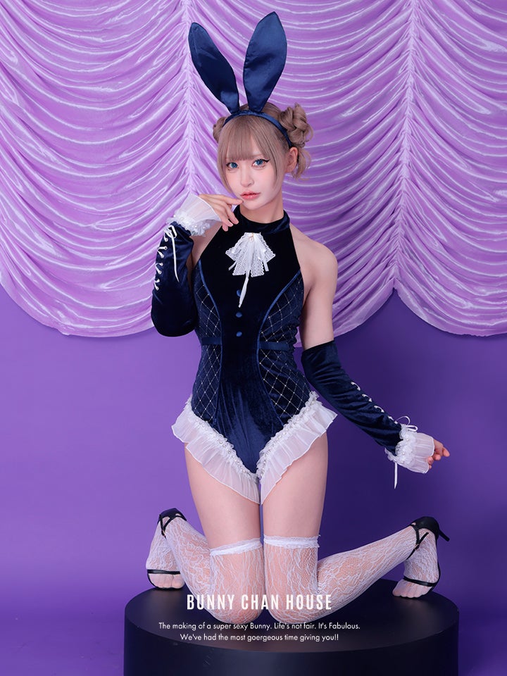 【3点セット】Luminous Bunny ルミナス バニー ネイビー vcsbn-250227-2