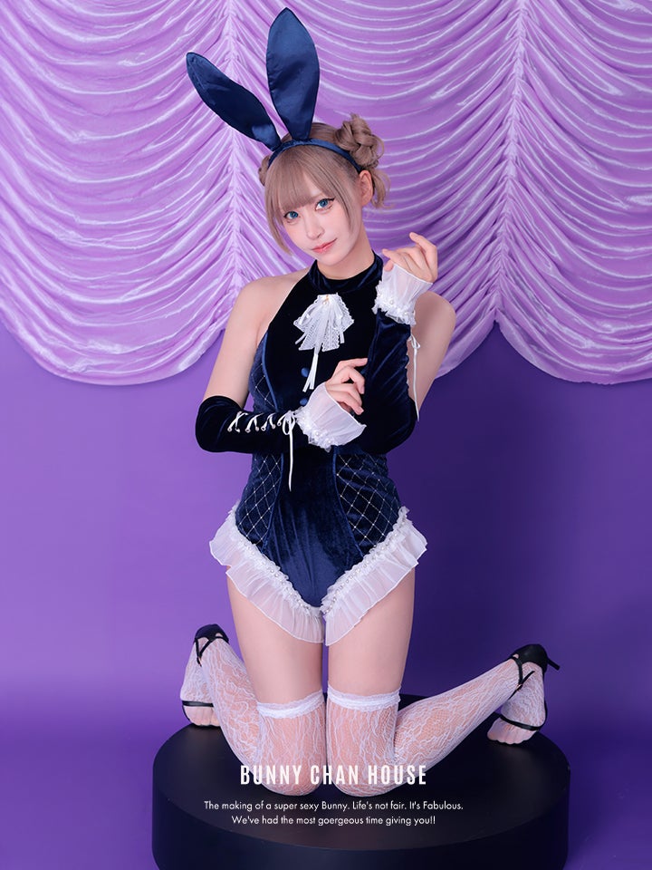 【3点セット】Luminous Bunny ルミナス バニー ネイビー vcsbn-250227-2