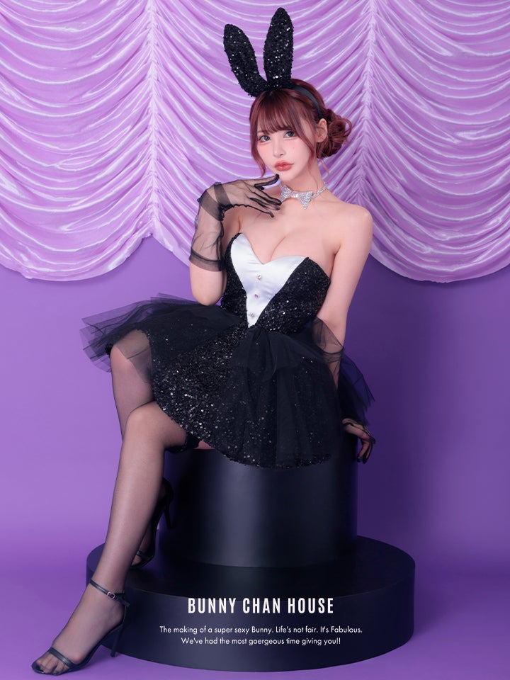 【2点セット】diamond jewelry bunny ダイアモンドジュエリーバニー スカート ブラック vcsbn-250238-2-ch