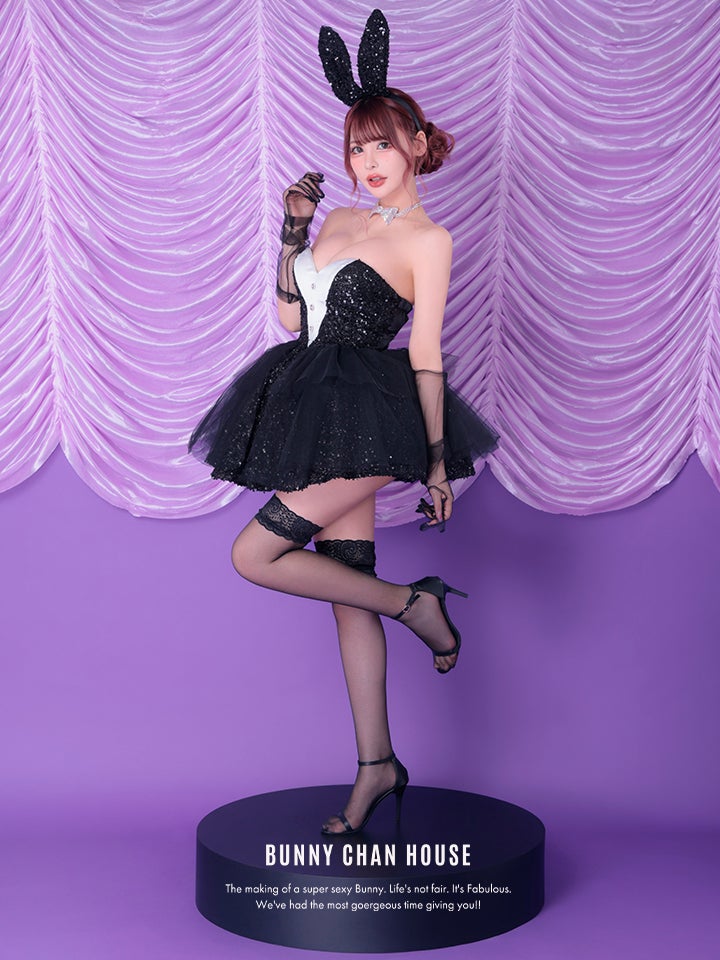 【2点セット】diamond jewelry bunny ダイアモンドジュエリーバニー スカート ブラック vcsbn-250238-2-ch