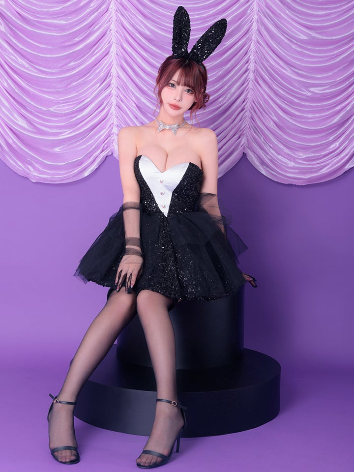【2点セット】diamond jewelry bunny ダイアモンドジュエリーバニー スカート ブラック vcsbn-250238-2-ch