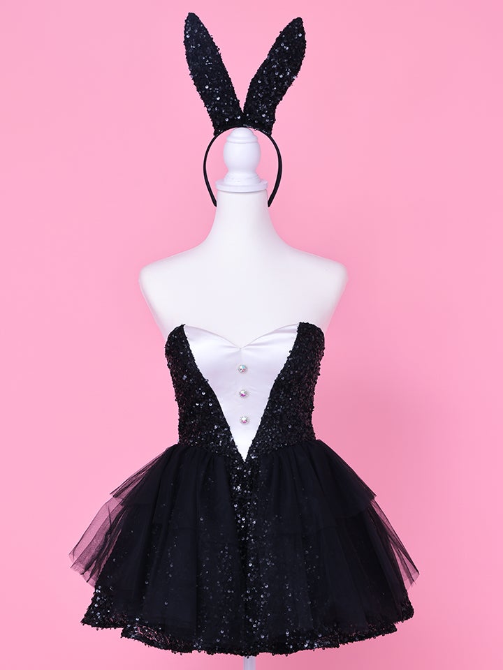 【2点セット】diamond jewelry bunny ダイアモンドジュエリーバニー スカート ブラック vcsbn-250238-2-ch