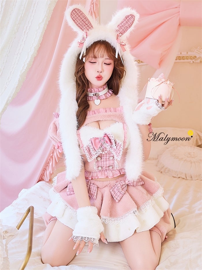 【12点セット】Malymoon マリームーン  アムールファーバニーmlcs26012