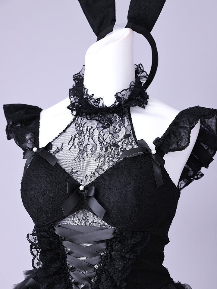 10th BUNNY Black Lace バニーガール vcsbn-260159