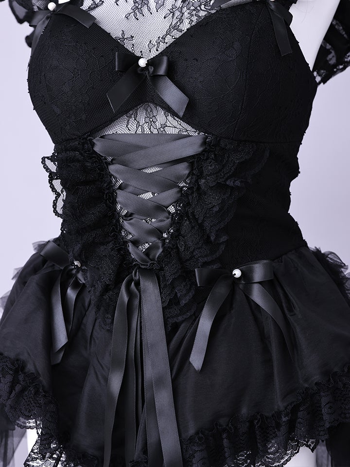 10th BUNNY Black Lace バニーガール vcsbn-260159