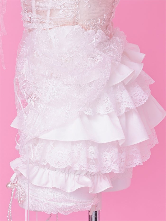 MARIA with fabulous Lace マリアウィズファビュラスレース レースバニー ホワイト vcsbn-260530-1b