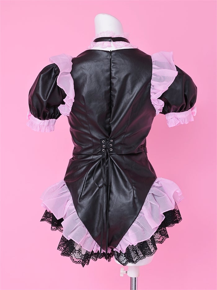 vanityME. × Chiroru コラボ Umber Doll アンバードール バニーコスプレ ブラック×ピンク ブラック×パープル vcsbn-260157