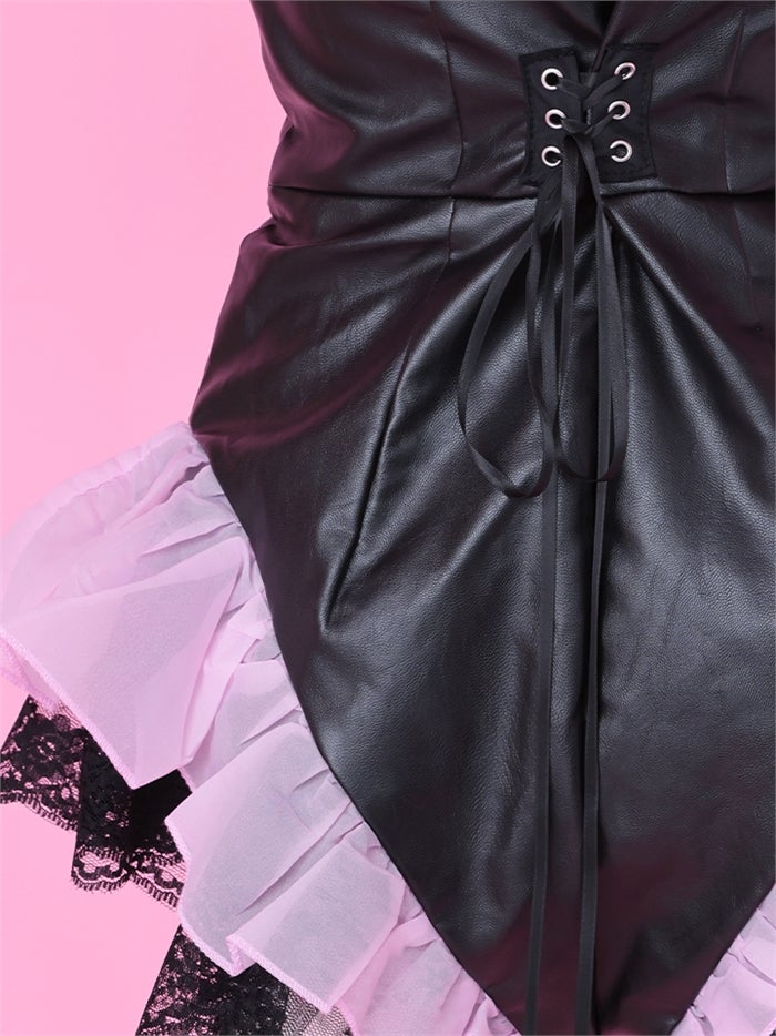 vanityME. × Chiroru コラボ Umber Doll アンバードール バニーコスプレ ブラック×ピンク ブラック×パープル vcsbn-260157